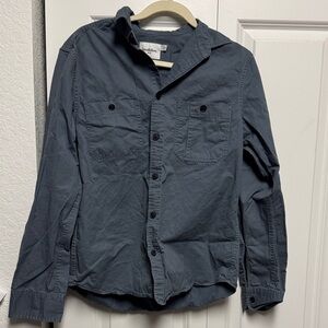 Goodfellow & Co Charcoal Button-Up Shirt Jacket